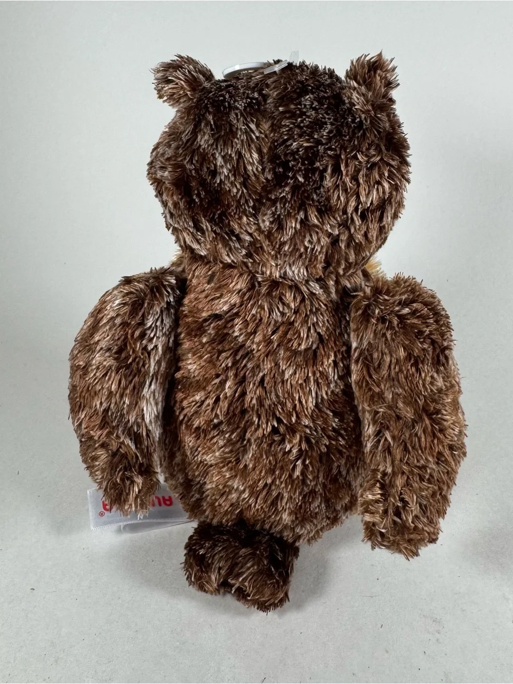 Aurora Plush Flopsies Osmond Owl Brown Beanie 7